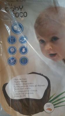 Colchón de bebé 100% látex natural + fibra de coco + algodón orgánico