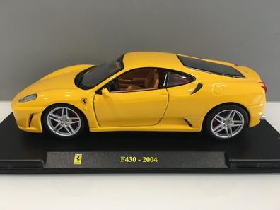 Coche miniatura Ferrari F430 1/24 Burago amarillo - Coches