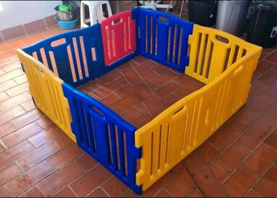 Corralito plegable de 8 paneles para bebés, patio de juegos para niños,  centro de juegos de actividades de seguridad, forma ajustable, corralitos  para