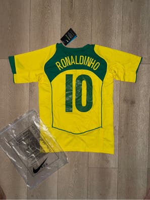 Maillot Brésil 2002 Signé - Sélection Brésilienne - Nike - Occasion