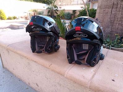 Casco Moto Modular Bluetooth Integrado con Doble Visera ECE Homologado  Radio FM Incorporada,Función Intercomunicador,Dispositivo de Conexión  Bluetooth - 2024