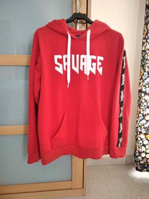 Sudadera best sale savage roja