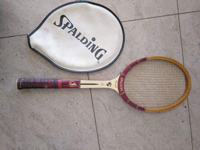 Raquette De Tennis Spalding Intrepid Vintage Années 90 - Violette - Taille L 4-3/8