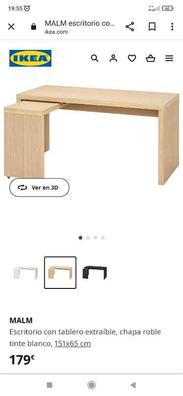 MALM Escritorio, blanco, 140x65 cm - IKEA