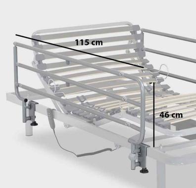 Barandillas universales para cama, Pack 2 unidades, Abatibles, Acero