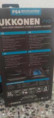 Auriculares Gaming  UKKONEN PRO PS4-XONE-PC NEGRO
