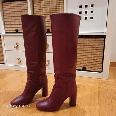 Botas granates 2024 zara