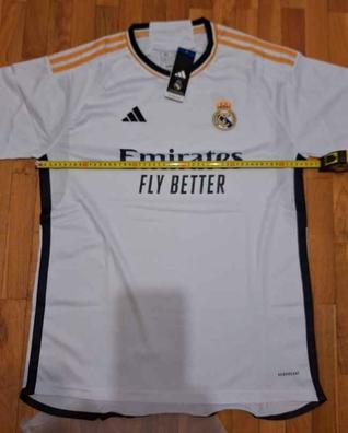 Réplica Oficial Real Madrid 1ª equipación personalizable Talla S Color  Blanco Dorsal Real Madrid Nombre personalizado