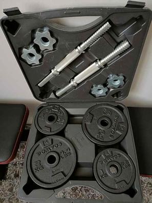 Kit mancuernas musculación domyos 20 online kg