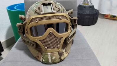 CASCO TIPO FAST Y MASCARA MULTICAM DELTA TACTICS 