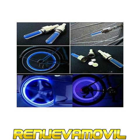 Milanuncios - 2x Luz Led Tapon de valvula Azul