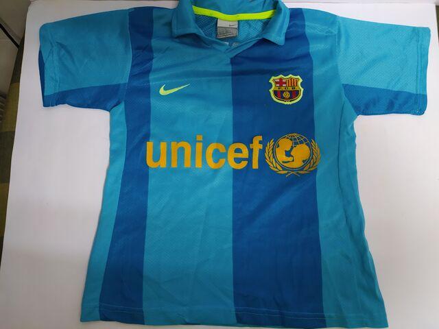 Lectura cuidadosa A rayas falta de aliento Milanuncios - Camiseta f. c. barcelona, unicef, henry