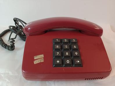 Teléfono fijo retro, teléfono de escritorio clásico con cable, teléfon -  VIRTUAL MUEBLES