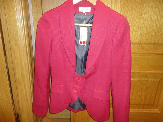 Milanuncios Chaqueta mujer trucco talla 36. rojo