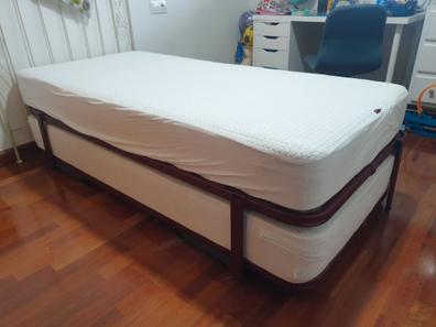 Plegatin-Cama somier plegable con colchón espuma 90x190 cm