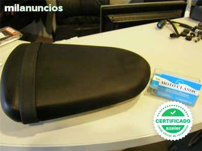 Asiento De Pasajero Trasero Para Suzuki GSXR1000 2005-2006 - Material Fibra De Carbono Sintética, Color Negro