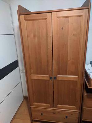 Gran armario de madera Connect negro Woood - 195cm