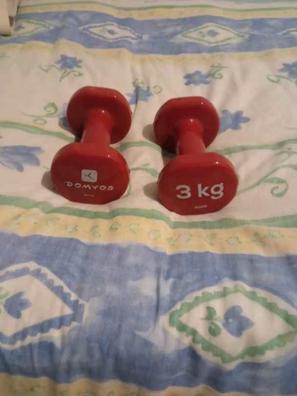 2X mancuernas pesas de 1kg 1,5kg 2kg cubierta en vinilo suave ejercicio  gimnasia