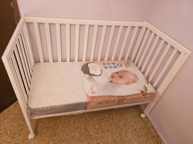 Barrera de cama para bebé, 150 x 65 cm. Modelo osito y luna