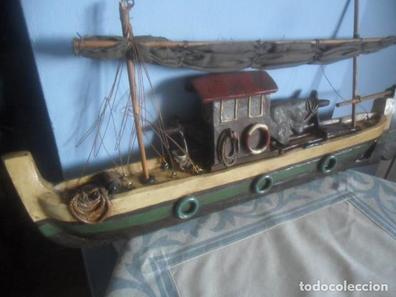 antigua maqueta de barco de madera . principios - Compra venta en  todocoleccion
