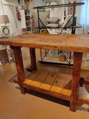 Pequeña mesa de taller antigua