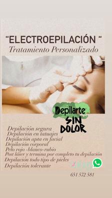 Depilacion discount pelo blanco