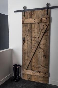 Puertas correderas rústicas de madera