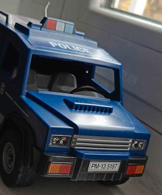 Coche policia y lancha playmobil hot sale