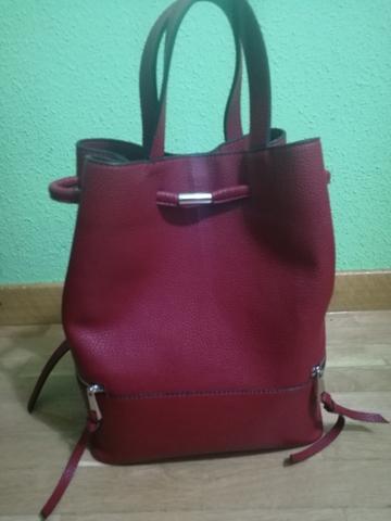 Mochila piel zara hot sale