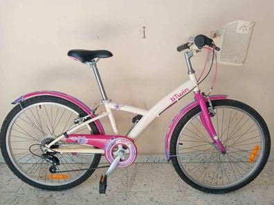 Bicicleta niños 16 pulgadas Btwin 100 Inut blanca 4,5 -6 años