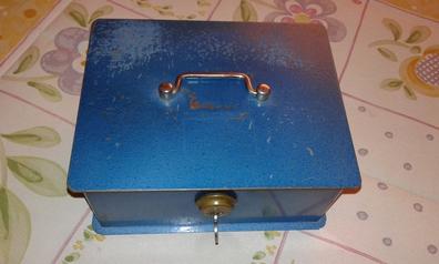 CAJA DE CAUDALES METÁLICA LLAVE COLORES TAMAÑOS AHORRO METAL CASH BOX  SAVINGS