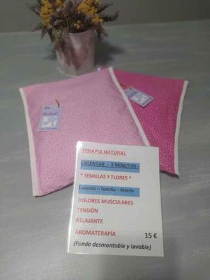 Saco de Semillas para Microondas (50x15cm) - Saco Semillas Microondas con  Aroma a Flores de Lavanda - Saco Termico Semillas Relajante para  Cervicales