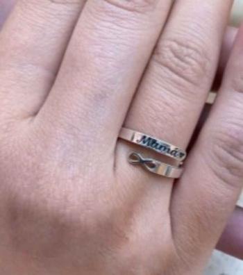 Anillo de agatha ruiz de la prada plata de segunda mano para mujer