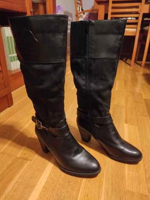 Botas altas negras mujer xti Ropa zapatos y moda de mujer de