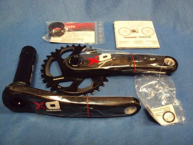 Jeu De Manivelles SRAM Force Occasion - 175mm, 110 BCD, BB30, Carbone, Double Plateau