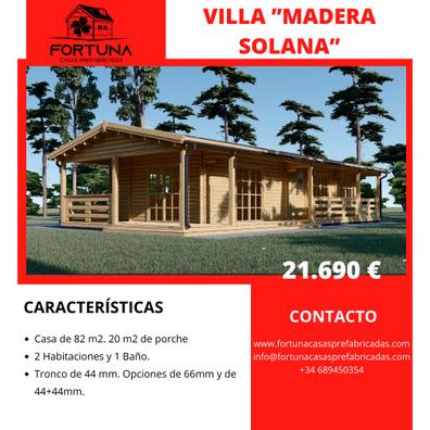 Casa de madera Lleida en 2 pisos de 72,00 m2 - Casas de madera MNVEEK