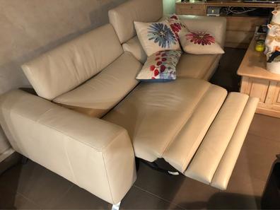 Sofa de piel Muebles de segunda mano baratos en Girona | Milanuncios