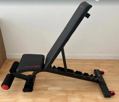 GORILLA SPORTS® Banco de pesas con soporte de pesas ajustable