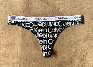 Tanga de encaje de Calvin Klein de color Azul