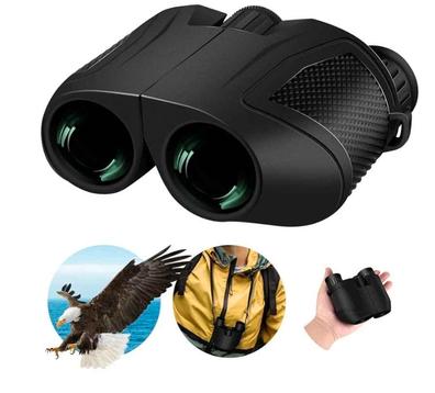  Binoculares profesionales HD de 10 x 42 para adultos con  adaptador de teléfono, binoculares de alta potencia con prismas BaK4,  prismas súper brillantes, ligeros e impermeables, perfectos para  observación de aves