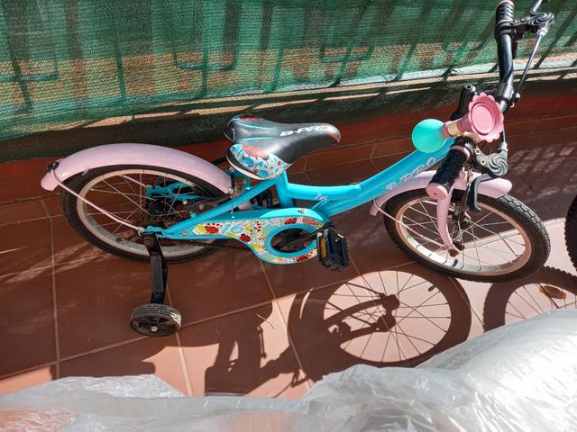 Milanuncios - BICICLETA PARA NIÑA 16 pulgadas