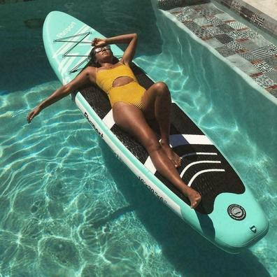 MISTRAL® Tabla hinchable de paddle surf y yoga de doble cámara 335 x 86 x  15 cm