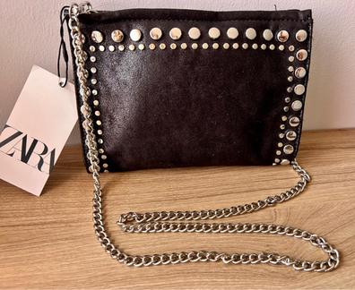 ZARA. Mini bolso para el movil negro