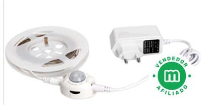 Aigostar Luz LED Armario 30 cm con Sensor Movimiento, luz led adhesiva de  inducción para armarios, Barra de luz magnética con cable USB, Luz Nocturna