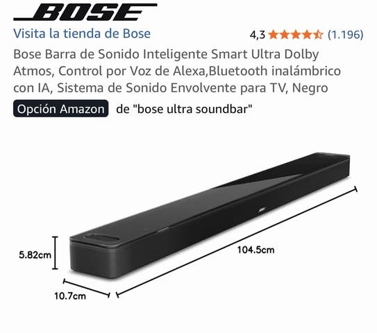 Milanuncios - Soundbar BOSE Wire Smart Ultra