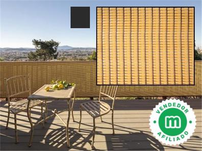 Malla de sombreo ocultación marrón 2 x 10 metros, ocultación 85%, para  jardines, terrazas y delimitación parcela