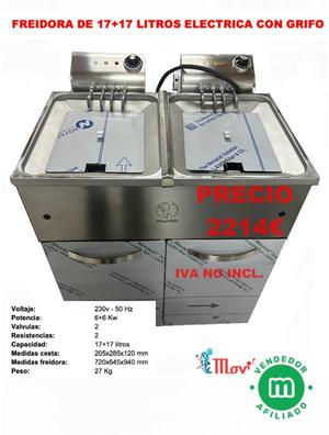 Freidora Industrial Movilfrit Agua y Aceite FH-17