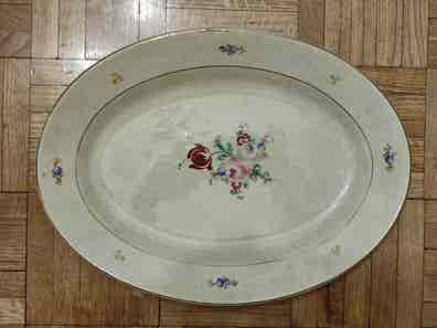 Vajilla la cartuja de sevilla flor de lis de segunda mano