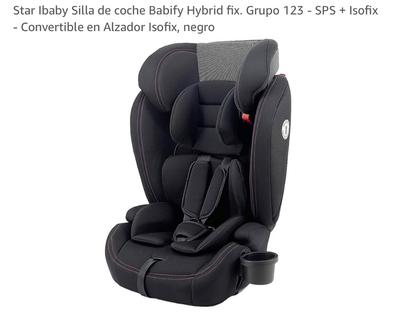 Kinderkraft Silla de bebé para coche Junior Fix 2+3 negro