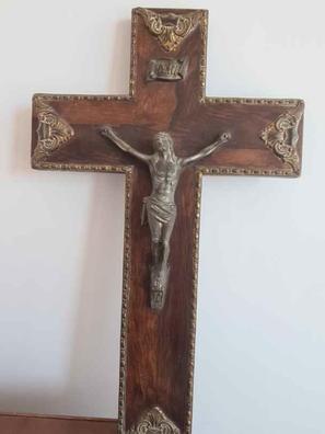 Pequeño Crucifijo Pared, Crucifijo Escayola, Cruz Madera, Antiguo Crucifijo  1960, Crucifijo Jesús, Religión Cristiana, Crucifijo Español -  España